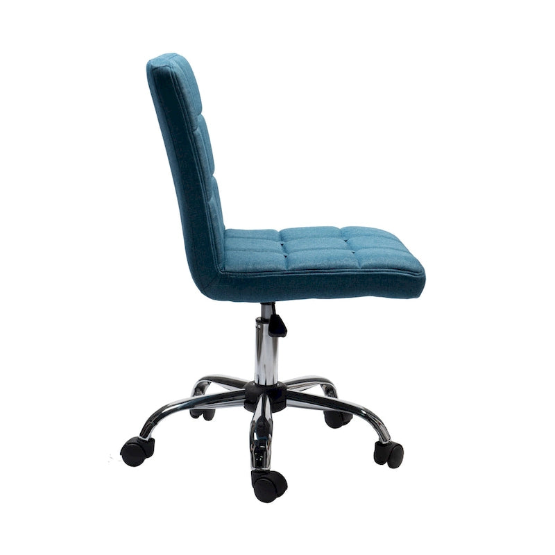 Porthos Home Alice Tufted Fabric Office Chairwith Metal Base