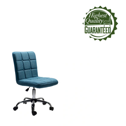 Porthos Home Alice Tufted Fabric Office Chairwith Metal Base