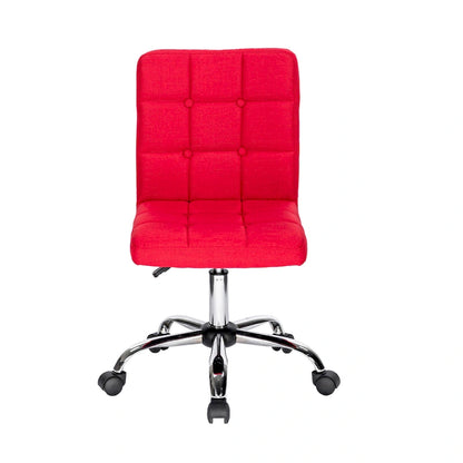 Porthos Home Alice Tufted Fabric Office Chairwith Metal Base