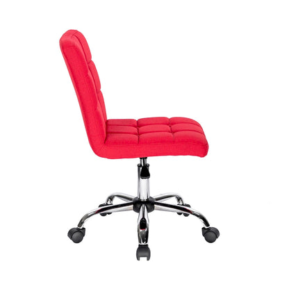 Porthos Home Alice Tufted Fabric Office Chairwith Metal Base