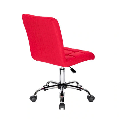 Porthos Home Alice Tufted Fabric Office Chairwith Metal Base