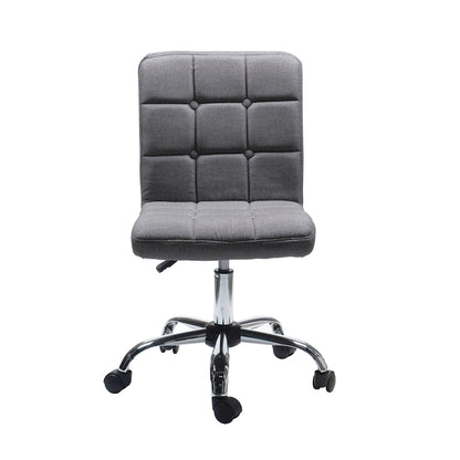 Porthos Home Alice Tufted Fabric Office Chairwith Metal Base