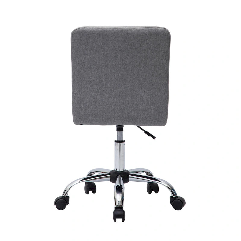 Porthos Home Alice Tufted Fabric Office Chairwith Metal Base