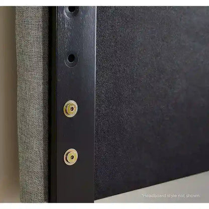 Benson Modern Queen Size Black Wooden Headboard