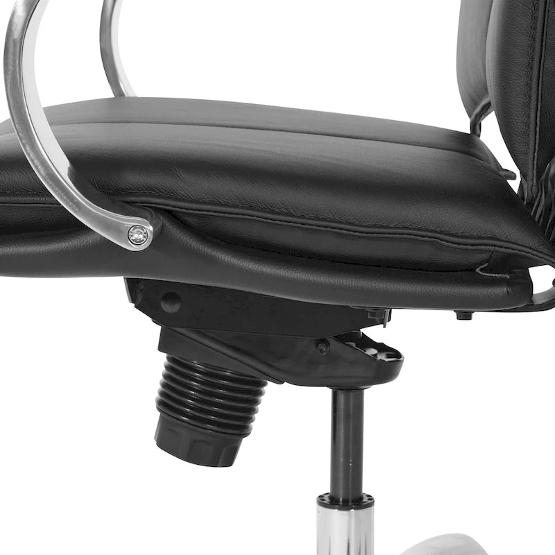 Deluxe High Back Black Executive Leather Chair