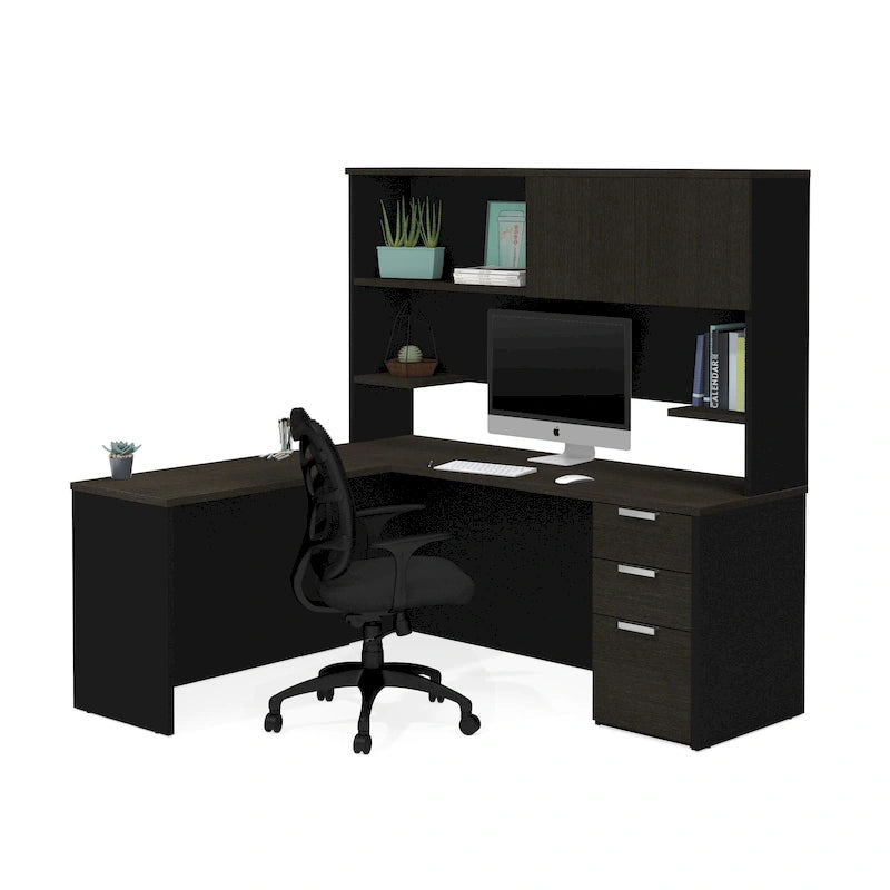 Bestar Pro-Concept Plus L-Desk with Hutch