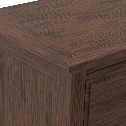 OSP Home Furnishings Modern Mission Queen Bedroom Set with 2 Nightstands and 1 Dresser