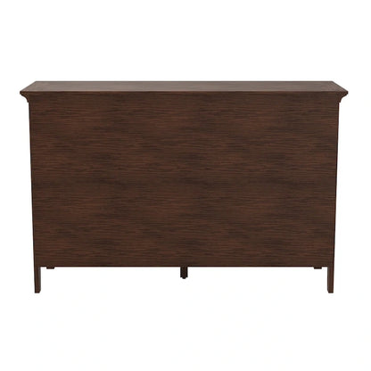 OSP Home Furnishings Modern Mission Queen Bedroom Set with 2 Nightstands and 1 Dresser