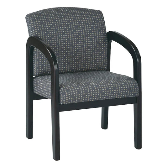 Espresso Finish Wood Visitor Chair