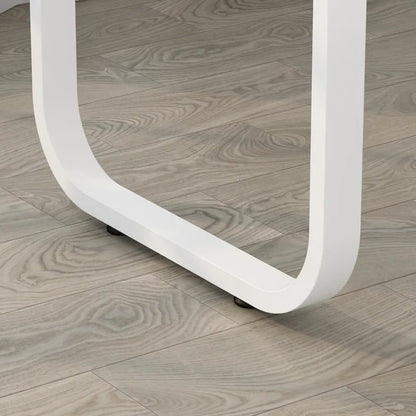 Timechee 55-inch L Shaped Office Computer Desk w/ Drawers, Wood