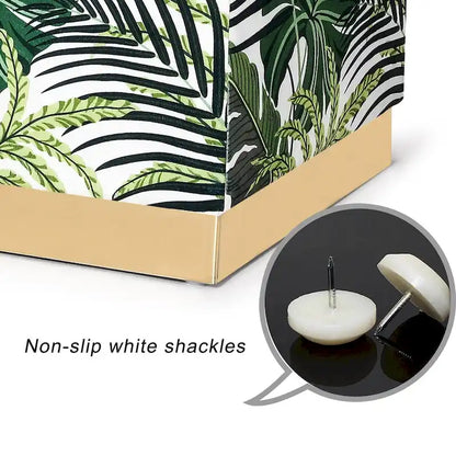 Adeco Square Velvet Ottoman Upholstered Stool Vanity Gold Plating Base