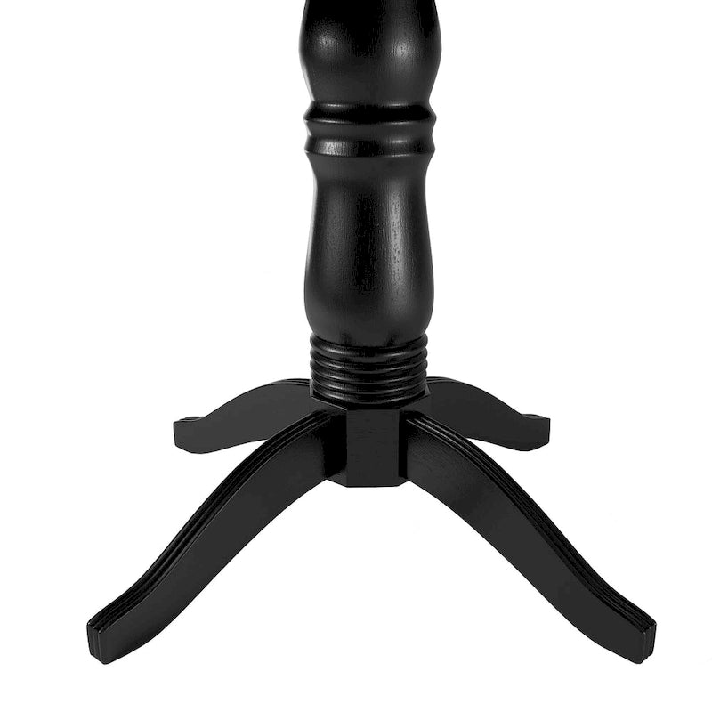 Wilmington Black Round Pedestal Dining Table by iNSPIRE Q Classic - Dining Table