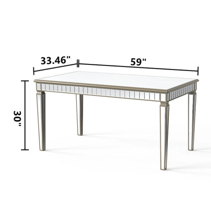 Contemporary Rectangular Dining Table