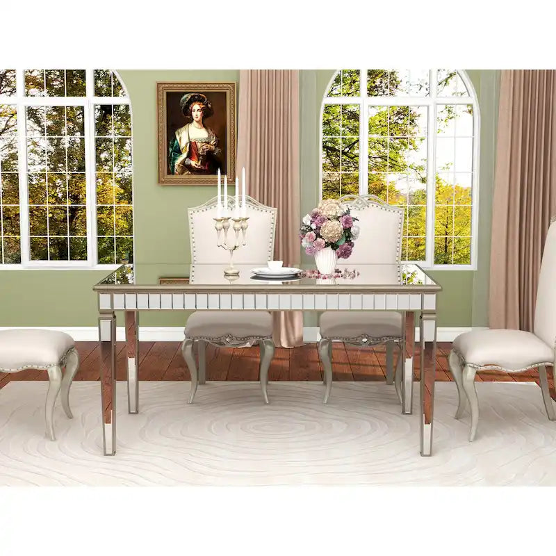 Contemporary Rectangular Dining Table