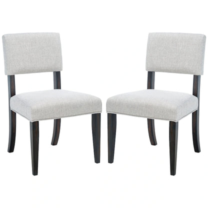 SAFAVIEH Couture Alcinda Wood Dining Chair (Set of 2) - 21 W x 20.5 L x 34.75 H - 21Wx24Dx35H