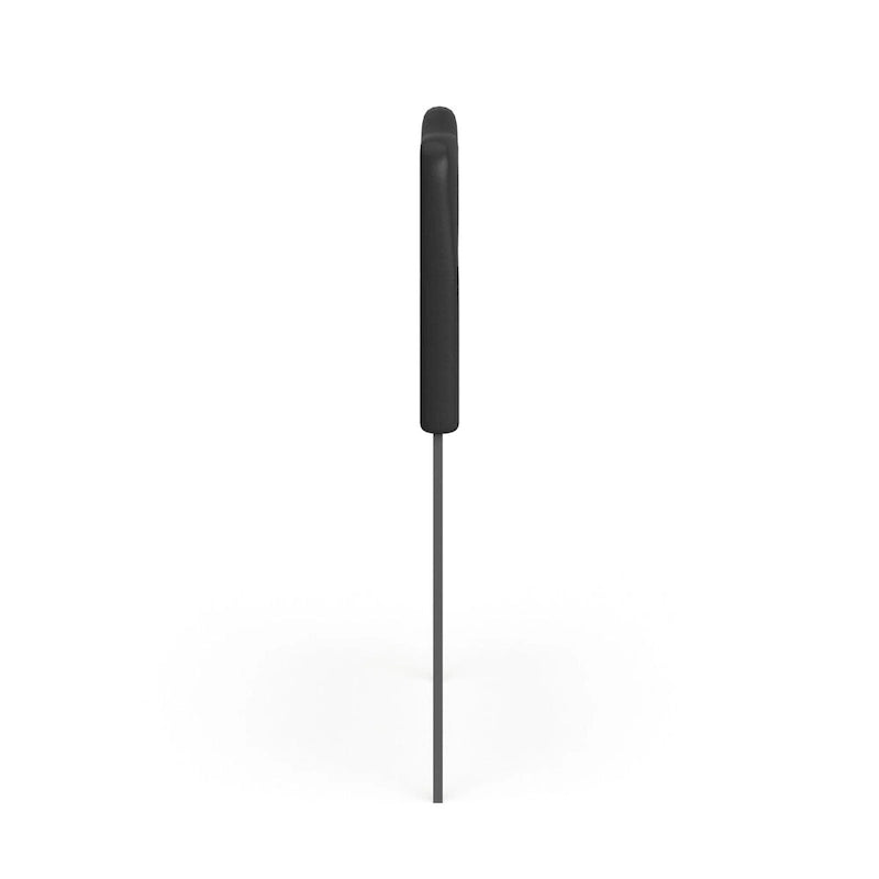 Silver Orchid Bow Full Vinyl Headboard