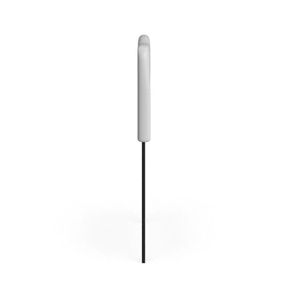 Silver Orchid Bow Full Vinyl Headboard