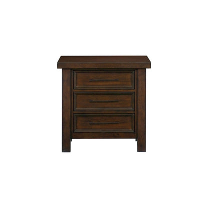 Salma 5 Piece Brown Modern Storage Sleigh Platform Bedroom Set