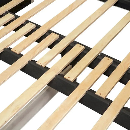 Twin Size Upholstered daybed with Trundle & 2 Drawers