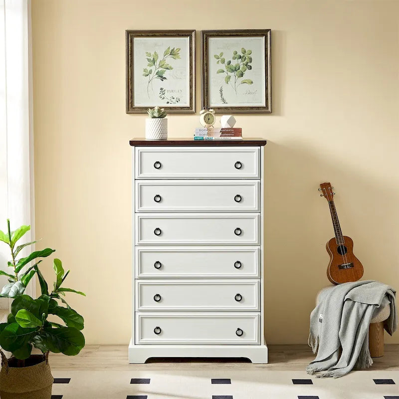 Modern 6-Drawer Dresser Closet Organizers for Bedroom