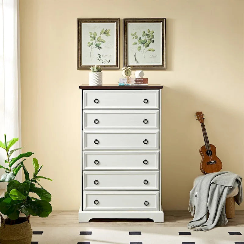Modern 6-Drawer Dresser Closet Organizers for Bedroom