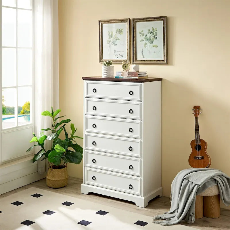 Modern 6-Drawer Dresser Closet Organizers for Bedroom