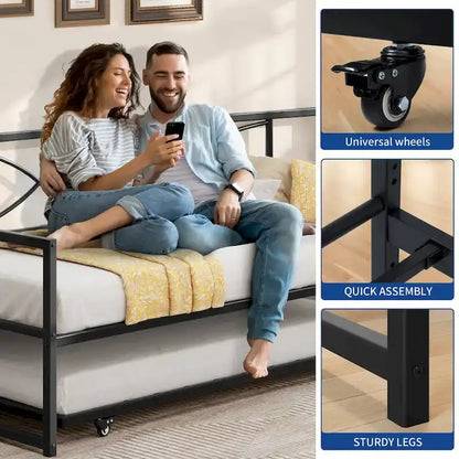Moasis Twin Daybed with Pull Out Trundle