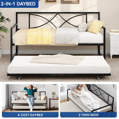 Moasis Twin Daybed with Pull Out Trundle