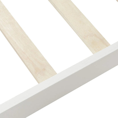 Oaks Aura Wood Platform Bed Twin Bed Frame Mattress Foundation Sleigh Bed with Headboard/Footboard/Wood Slat Support