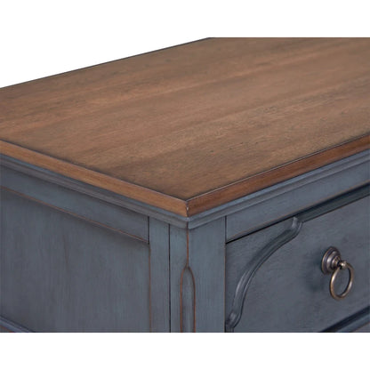 Bridgevine Home Americana Dresser, No Assembly Required, Corduroy Blue Finish