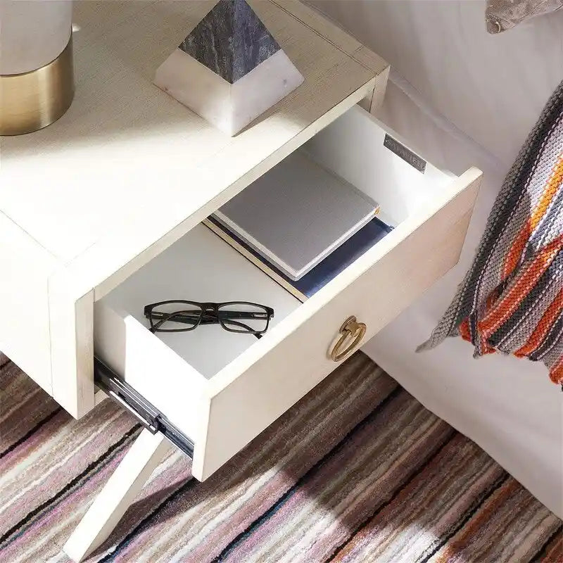 Collection Odilia Navy and Gold 1 Drawer Nightstand