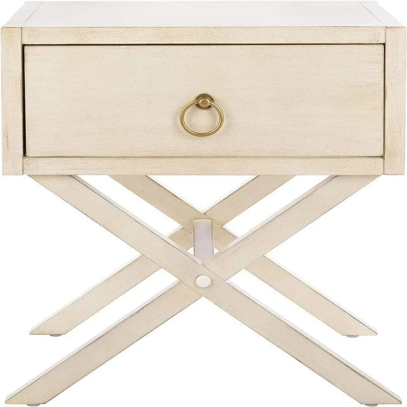 Collection Odilia Navy and Gold 1 Drawer Nightstand