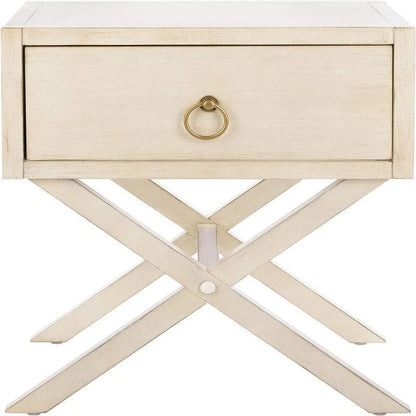 Collection Odilia Navy and Gold 1 Drawer Nightstand