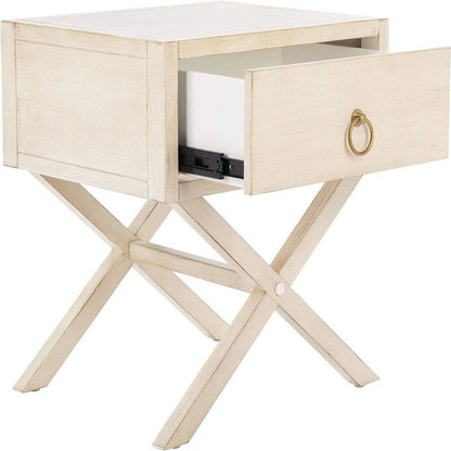 Collection Odilia Navy and Gold 1 Drawer Nightstand