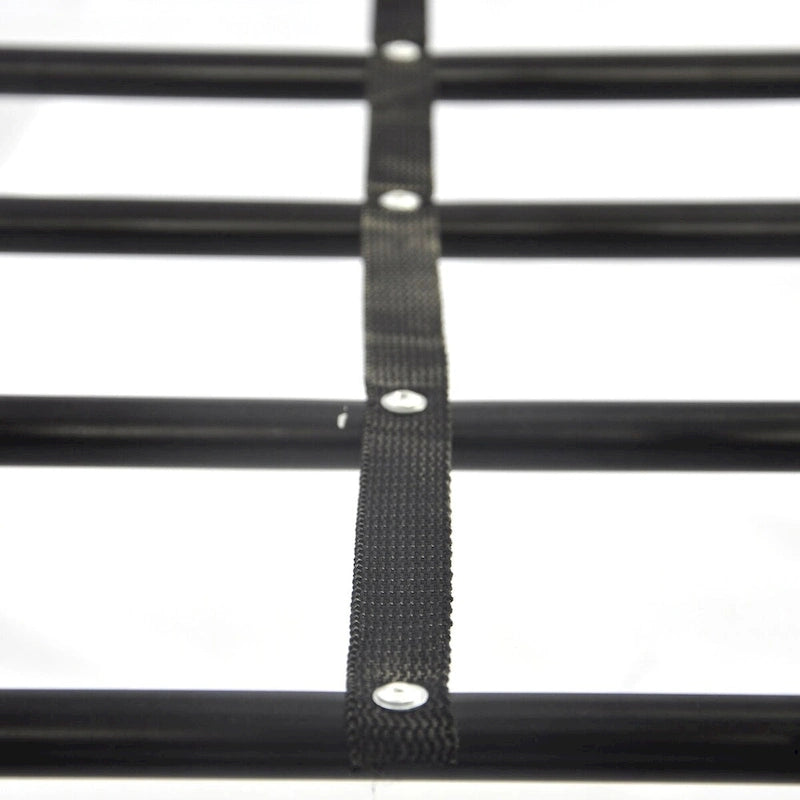 Mieres Industrial Metal Platform Bed Frame with Headboard & Footboard