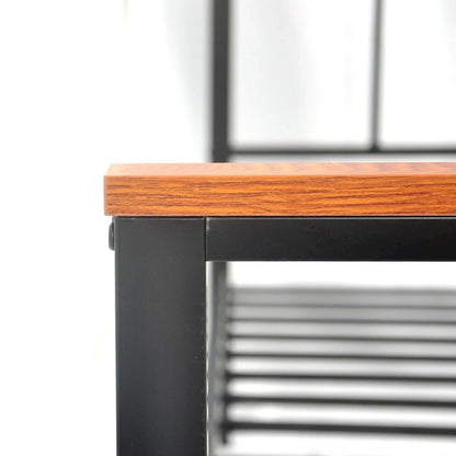 Mieres Industrial Metal Platform Bed Frame with Headboard & Footboard