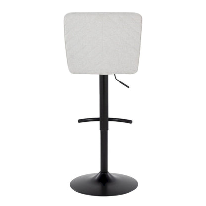 Porch & Den Holden Adjustable Bar Stool with Rounded T Footrest (Set of 2)