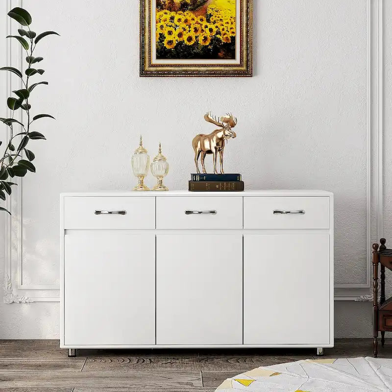 Modern Sidrboard, Side Table with Drawer and Doors