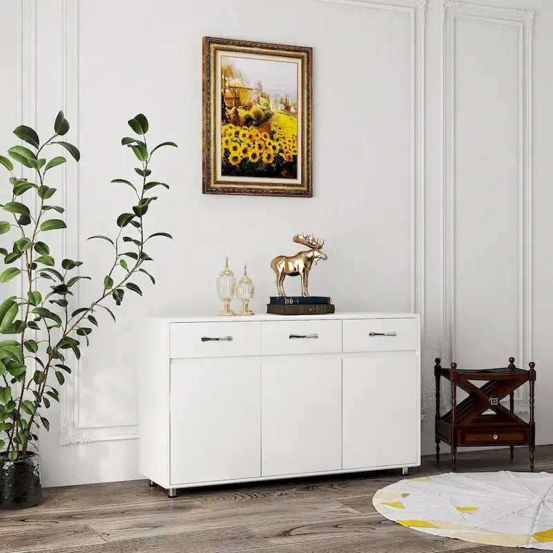 Modern Sidrboard, Side Table with Drawer and Doors
