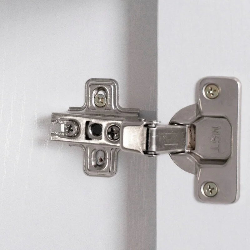 Rolling Kitchen Island with Trash Can, Kitchen Cart with Drop Leaf, Adjustable Shelf