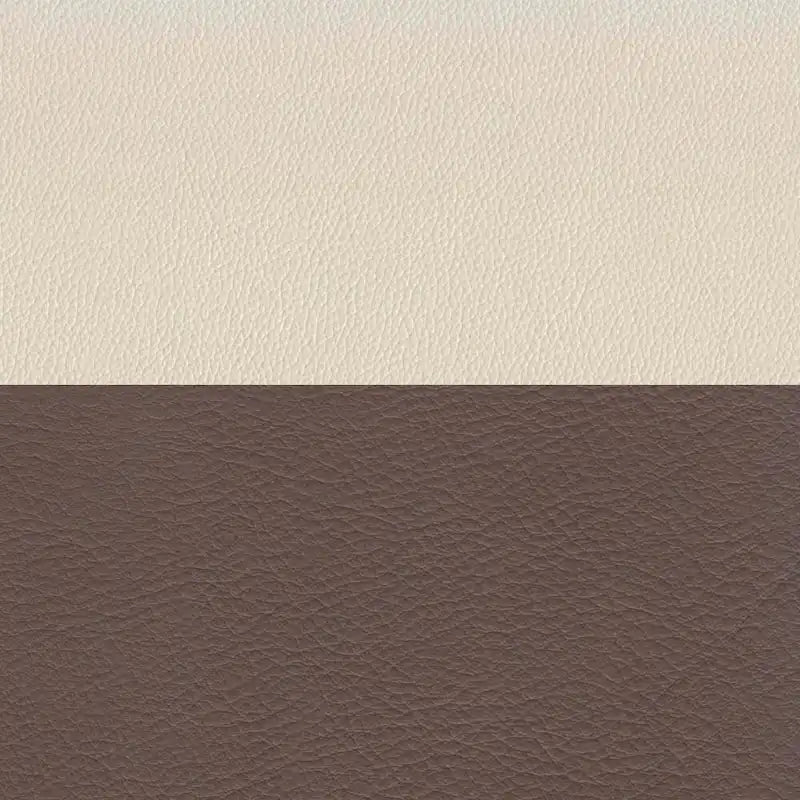 Hydeline Makena Top Grain Leather Loveseat with Feather Memory Foam and Springs