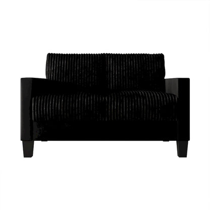 CraftPorch Corduroy Mid-Century Modern Velvet Upholstered Loveseat