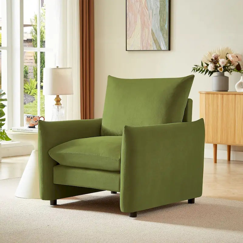 Lilian 33in W Modern Armchair Accent Chair Sofa Lounge Chair