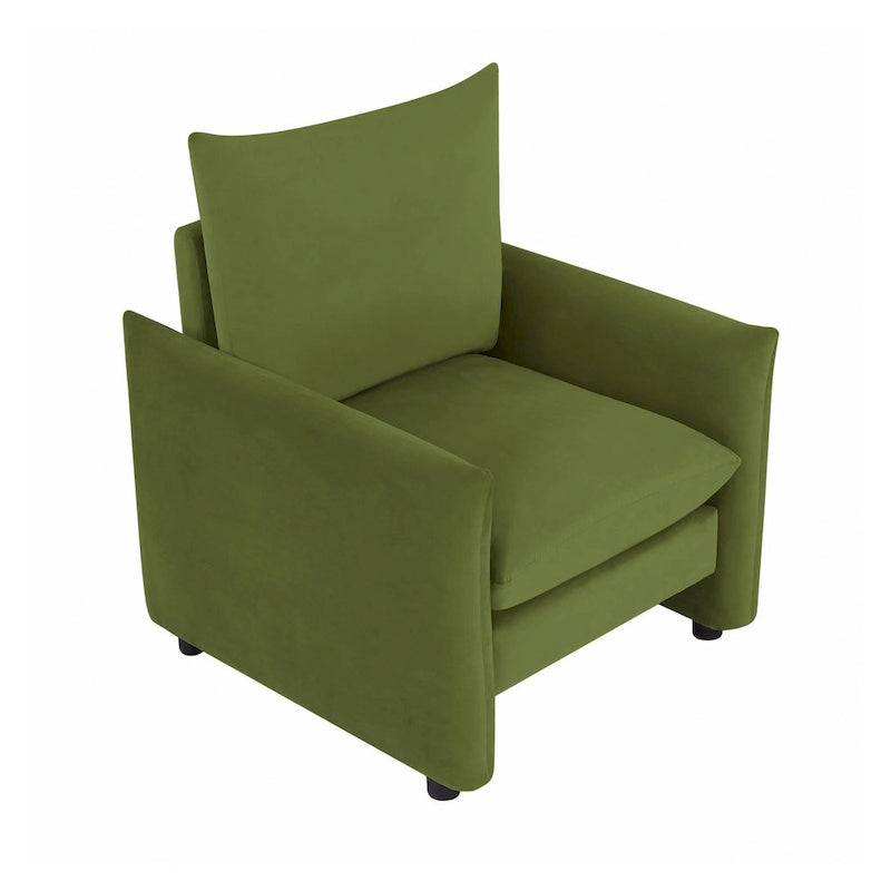 Lilian 33in W Modern Armchair Accent Chair Sofa Lounge Chair