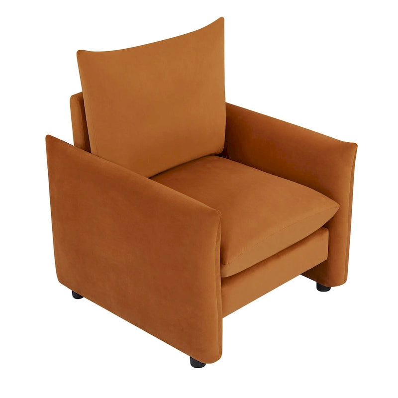 Lilian 33in W Modern Armchair Accent Chair Sofa Lounge Chair