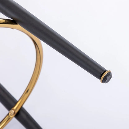 Counter Height Modern Leathaire Fabric Bar Chairs with Swivel and Tufted Gold Nailhead Trim Set of 2