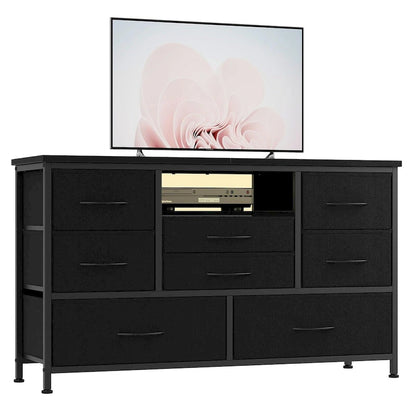 Dresser TV Stand with Power Outlet & Led for 55 TV - 55 inches