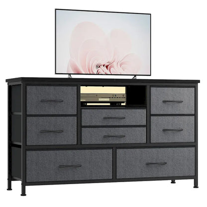 Dresser TV Stand with Power Outlet & Led for 55 TV - 55 inches