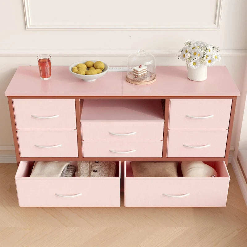 Dresser TV Stand with Power Outlet & Led for 55 TV - 55 inches