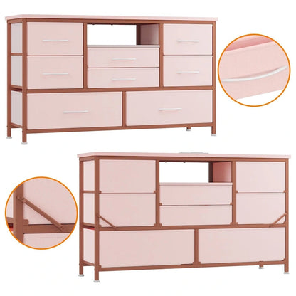 Dresser TV Stand with Power Outlet & Led for 55 TV - 55 inches